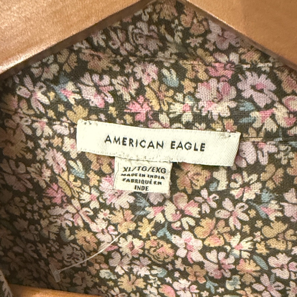 American Eagle - Floral Button-Up Dress - XL - Picture 2 of 4